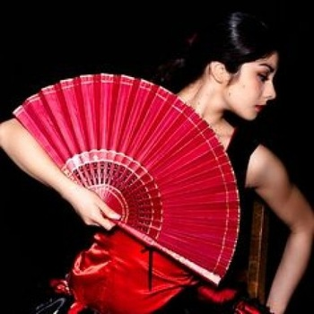 13 inch op maat gemaakt logo Clack opvouwbare handventilator Grote opvouwbare bamboe handventilator Blanco klapperende sublimatieventilator voor bruiloft en dansen 14