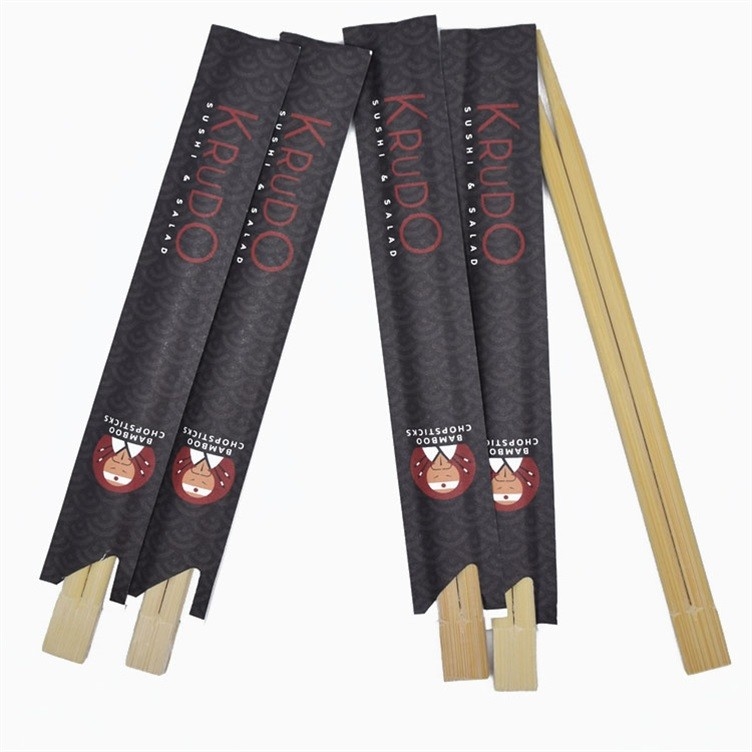 Traditional Japanese Chopsticks Bamboo Logo Disposable Bamboo Chopsticks Bamboo Sushi Chopsticks for Food